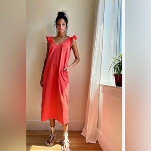 FREE PEOPLE- Once Upon a Sea MIDI Dress